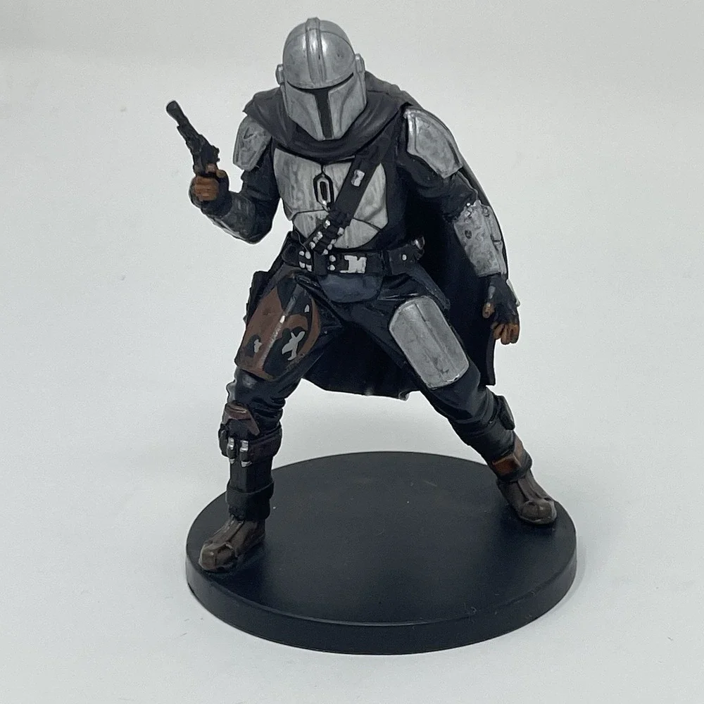 Star Wars Mandalorian Disney Child Action Figure Cake Topper Toy 4